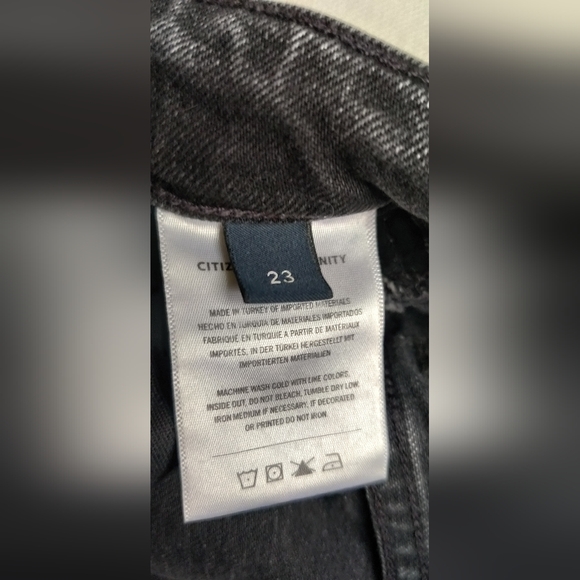 Citizens of Humanity Women's Black Jeans Size 23 - Picture 5 of 8